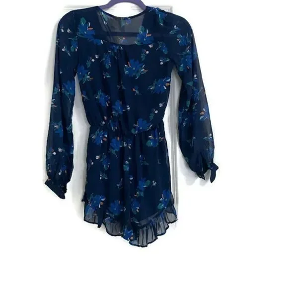 NWT Japna beautiful romper with front surplice top - Picture 2 of 10